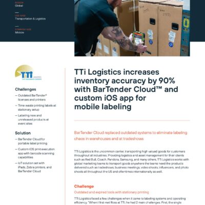 Seagull Case Study - TTi Logistics