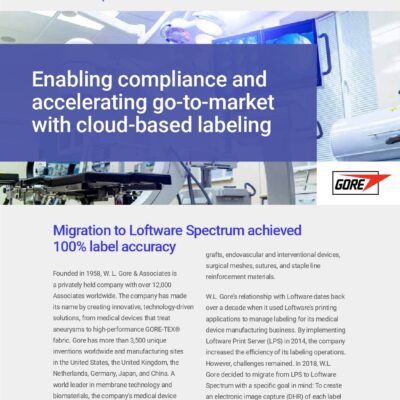 Loftware Case Study - WLGore